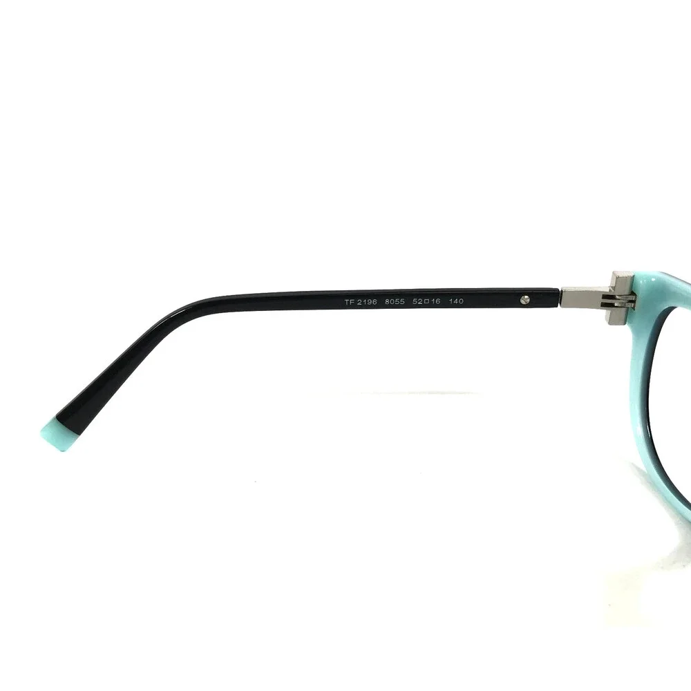 Tiffany & Co. Eyeglasses Frame TF2196 8055 Black on Blue Silver 52-16-140